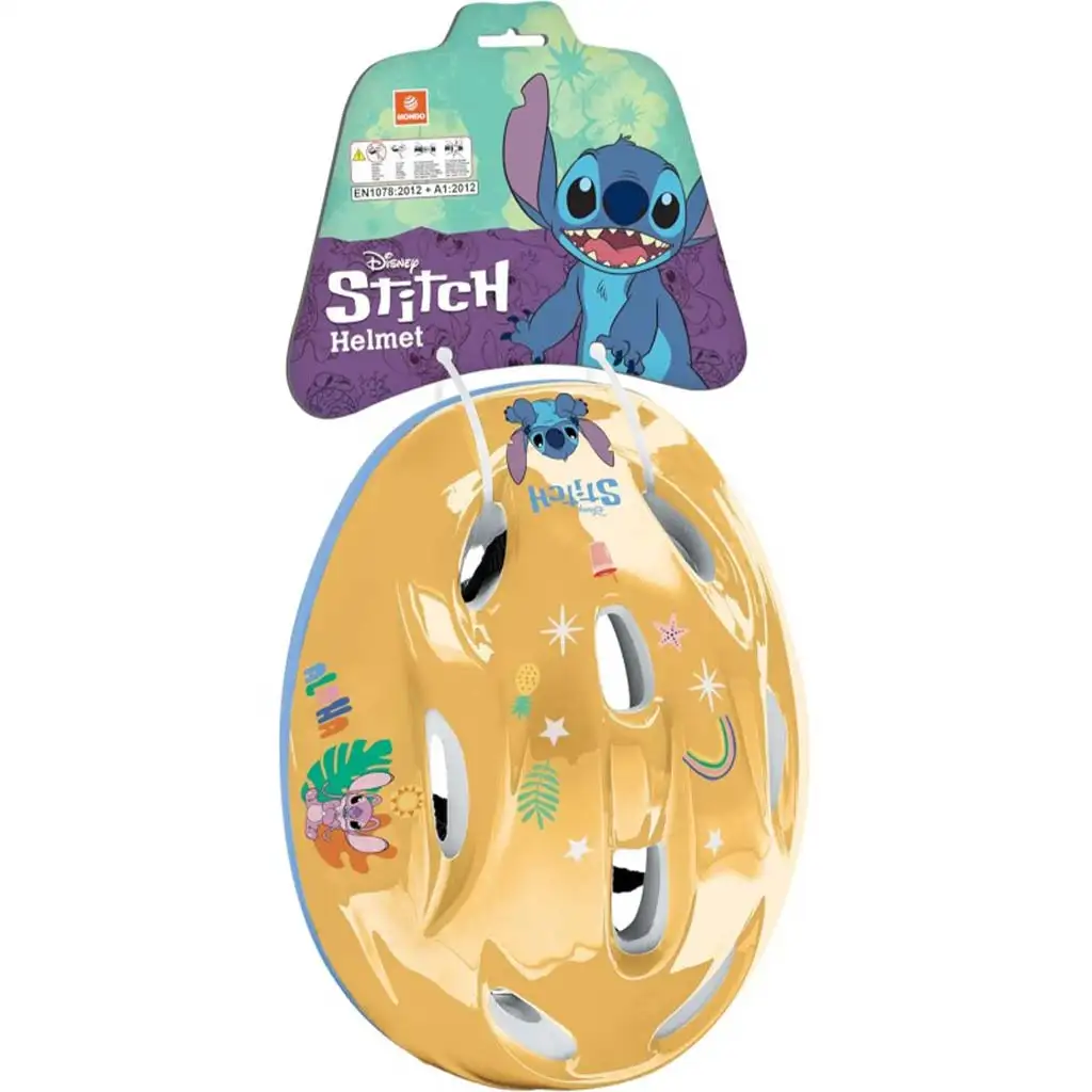 imagen de Casco protector infantil Disney Stitch - Mondo Toys 1