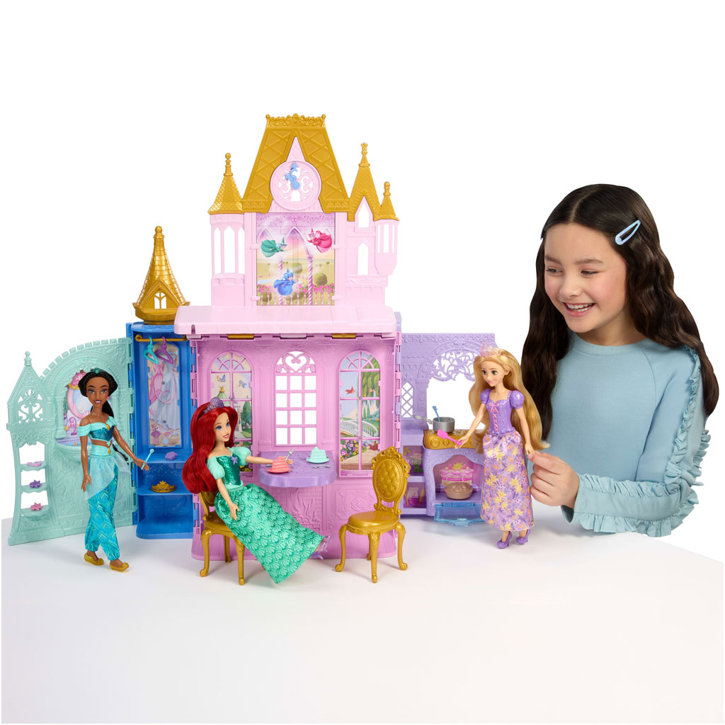 imagen de Castillo de Princesas Disney con Rapunzel y Muñeca - Mattel 3