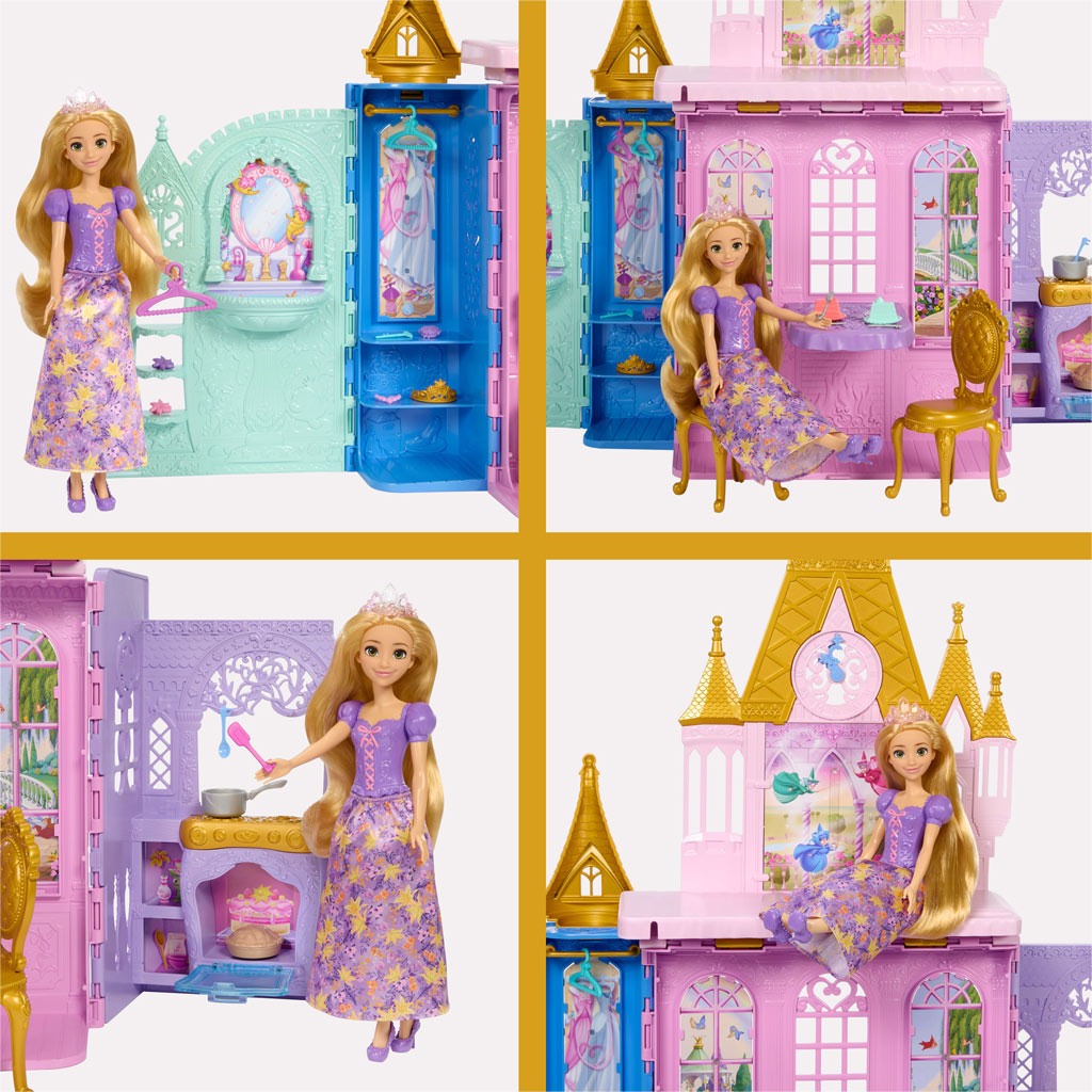 imagen de Castillo de Princesas Disney con Rapunzel y Muñeca - Mattel 5