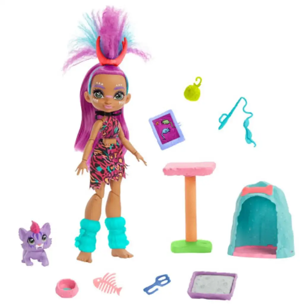 imagen de Cave Club: Set de juego Roaralai con accesorios - Mattel 2