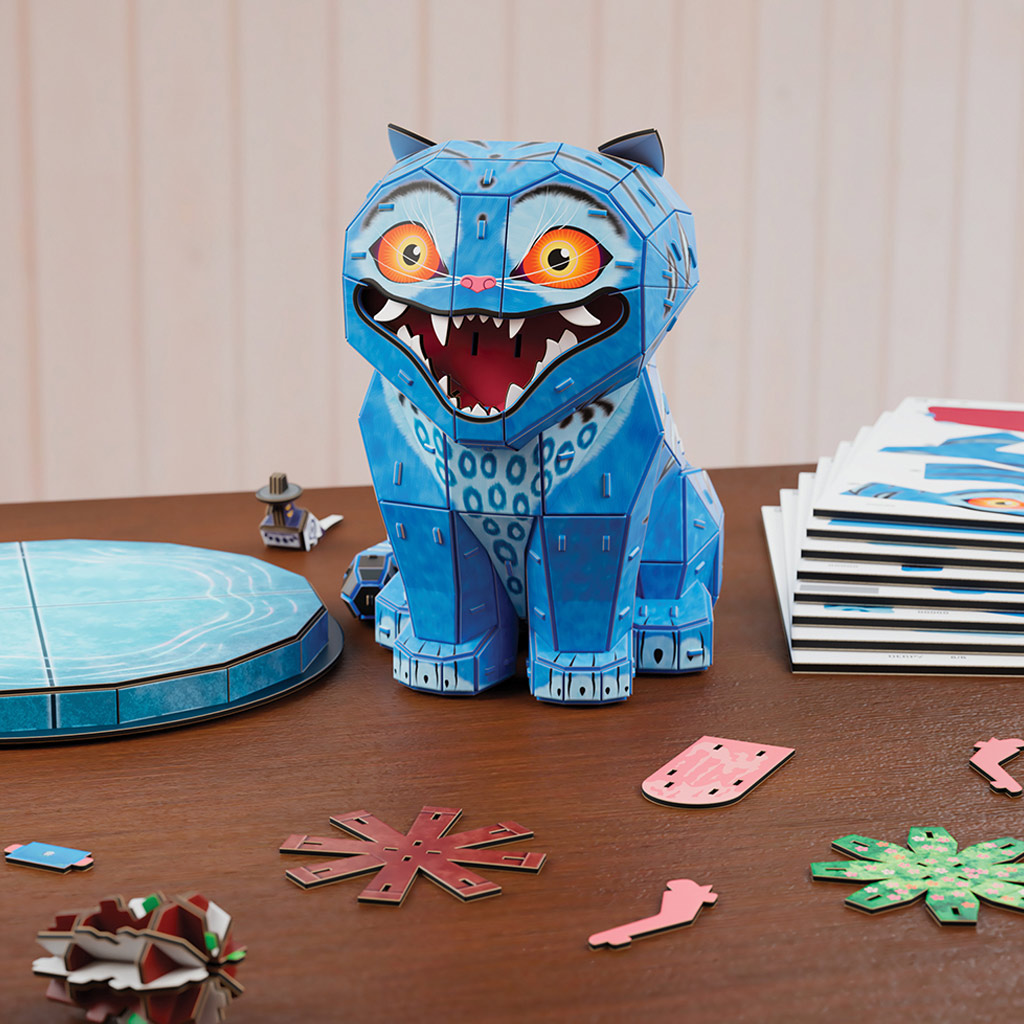imagen de Cazadores de Demonios K-Pop – Puzzle 4D de Derpy tigre y Sussie pájaro - Spin Master 2
