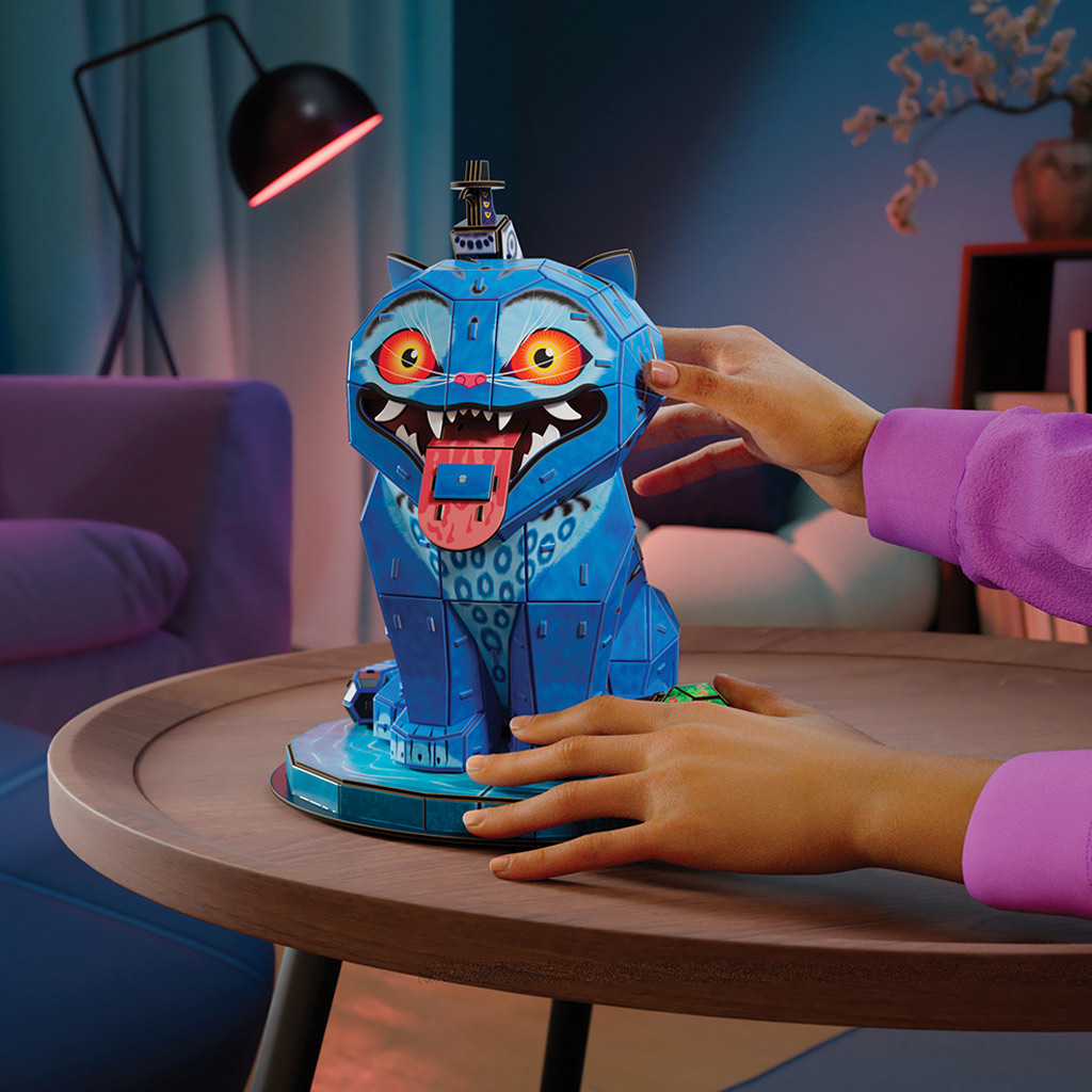 imagen de Cazadores de Demonios K-Pop – Puzzle 4D de Derpy tigre y Sussie pájaro - Spin Master 3