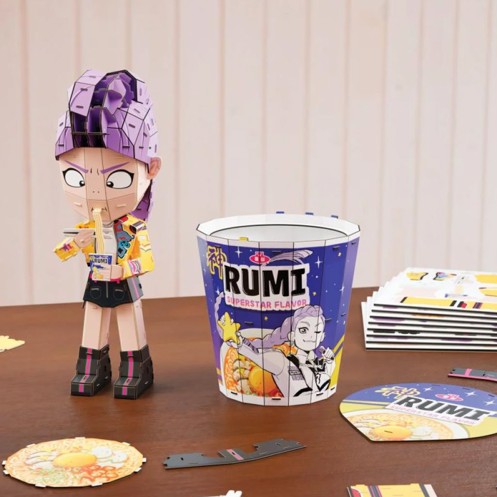 imagen de Cazadores de Demonios K-Pop – Rumi tazón de ramen rompecabezas 4D - Spin Master 5