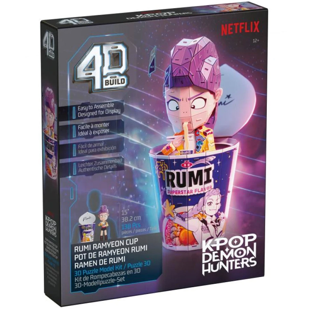 imagen de Cazadores de Demonios K-Pop – Rumi tazón de ramen rompecabezas 4D - Spin Master 6