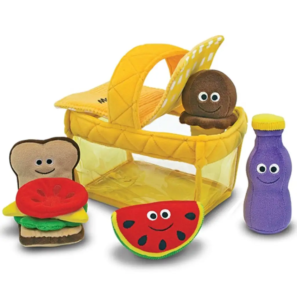 imagen de Cesta de picnic de peluche de 9 piezas - Melissa & Doug 2