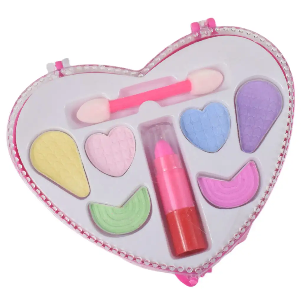 imagen de Chica de moda: Cabeza de muñeca peinable y maquillable con paleta de maquillaje y accesorios de 21 cm 5