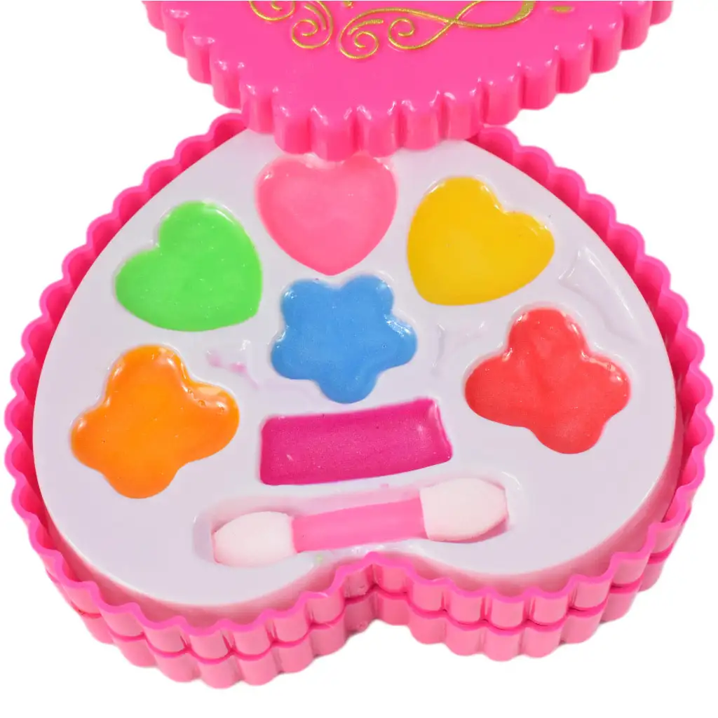 imagen de Chica Linda: Paleta de maquillaje de dos niveles en forma de corazón 3