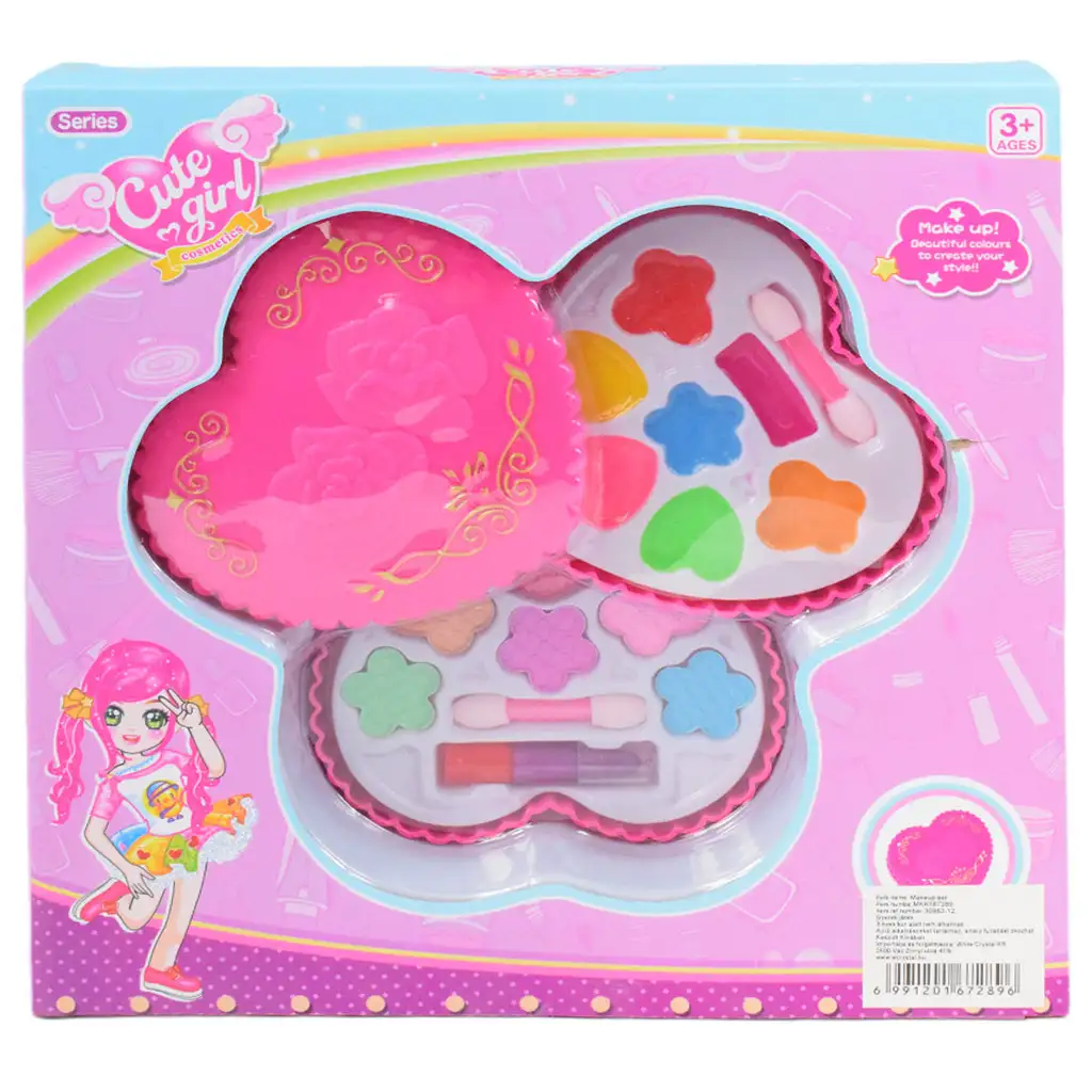 imagen de Chica Linda: Paleta de maquillaje de dos niveles en forma de corazón 5