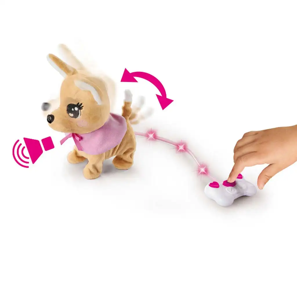 imagen de ChiChi Love: Loomy Perro de peluche caminante con sonido - Simba 4