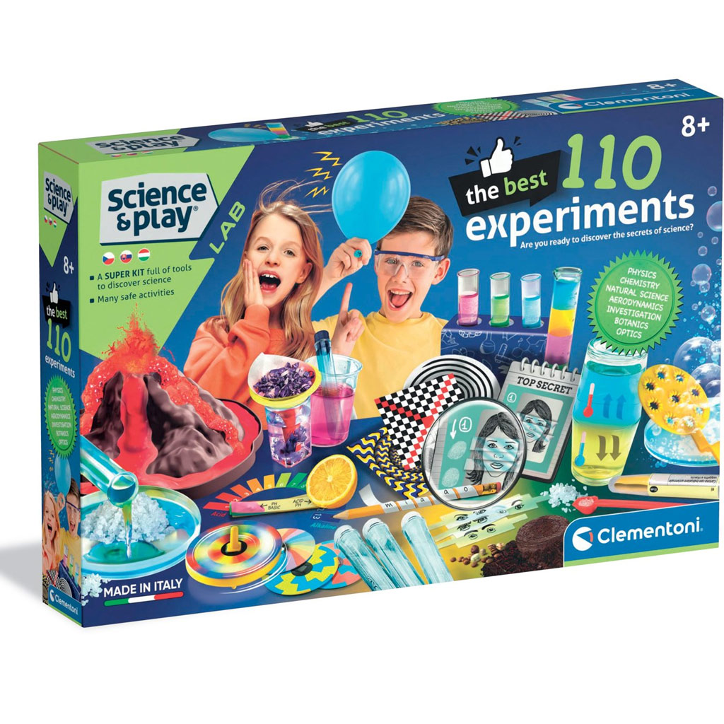 imagen de Ciencia y Juego: 110 mejores experimentos set de juego científico - Clementoni 1