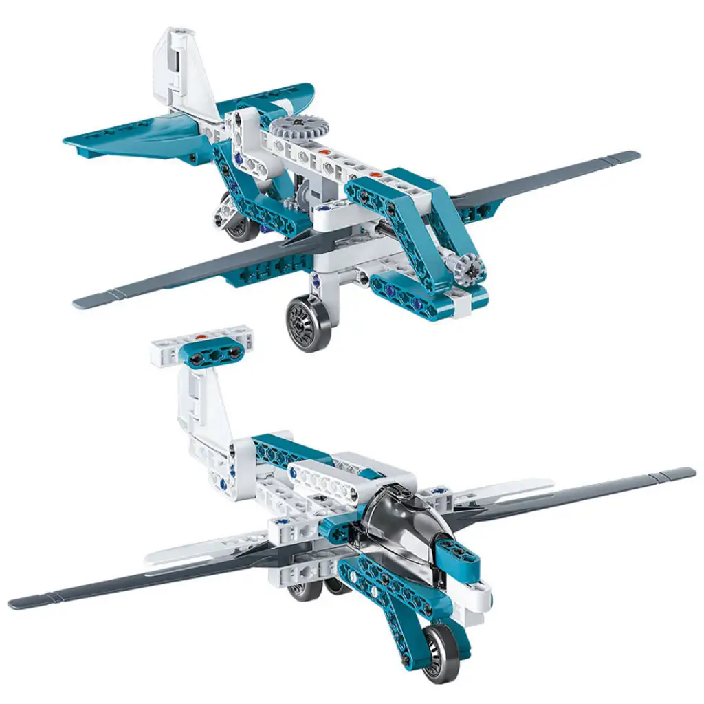 imagen de Ciencia y Juego: Aviones y helicópteros 10 en 1 set - Clementoni 2