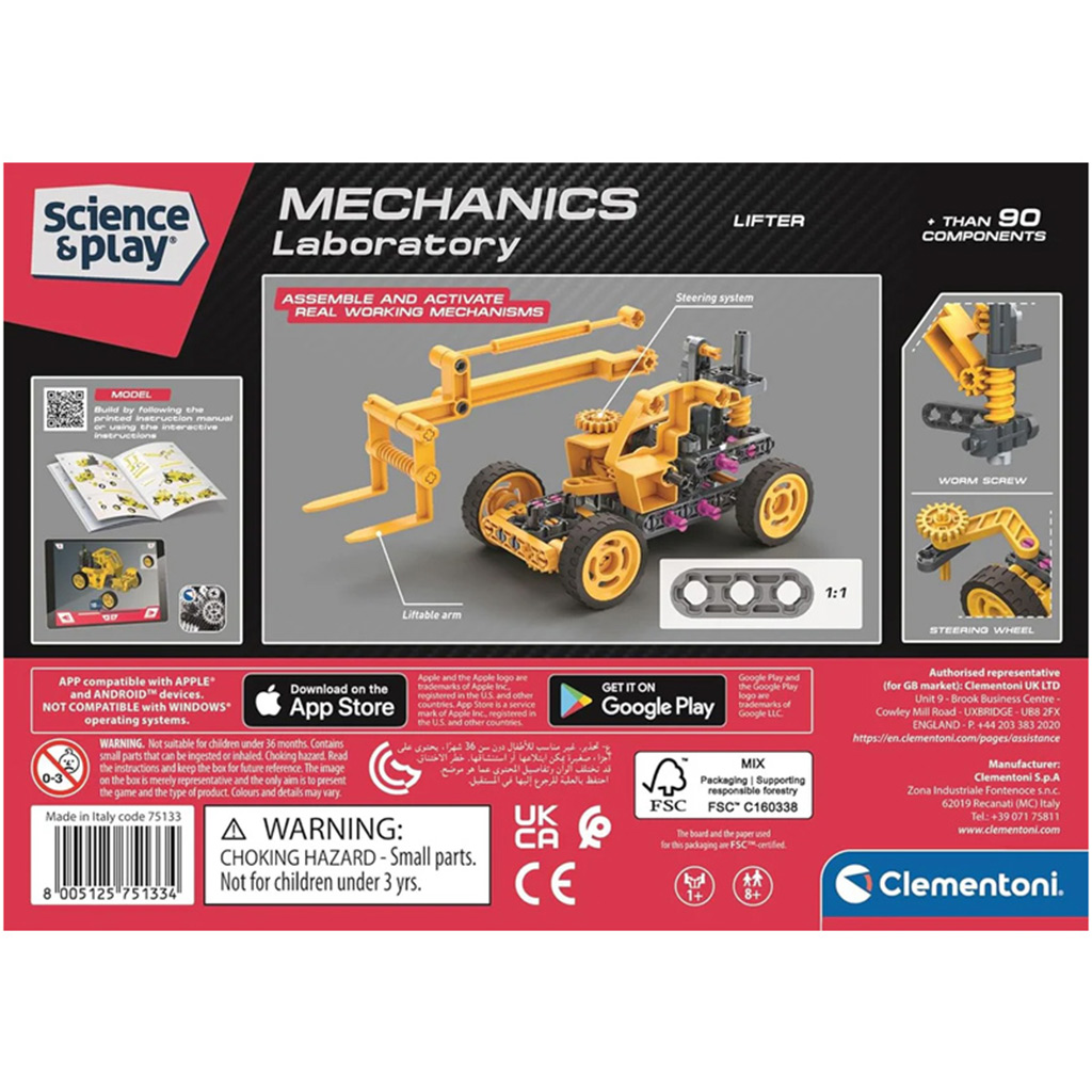 imagen de Ciencia y Juego: Kit de construcción de grúa - Clementoni 3