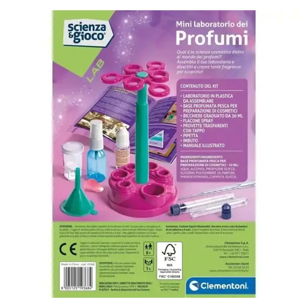 imagen de Ciencia y Juego: Pequeño kit de perfumista - Clementoni 4