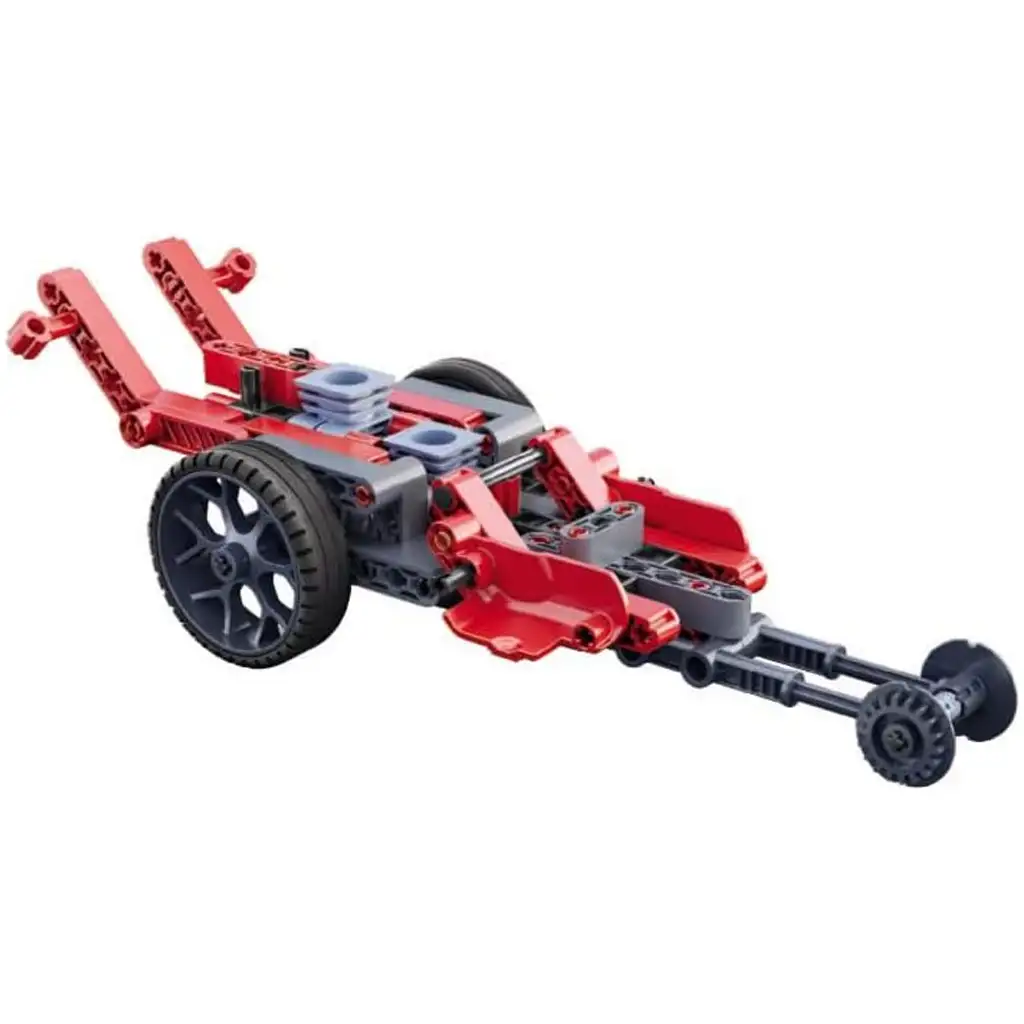 imagen de Ciencia y Juego: Set de coche Roadster y coche de carreras Dragster - Clementoni 3