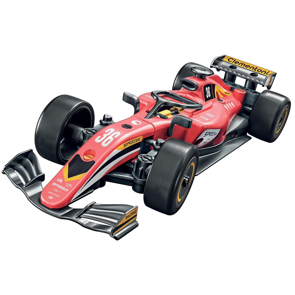 imagen de Ciencia y Juego: Speed Racer coche de carreras rojo ensamblable - Clementoni 2