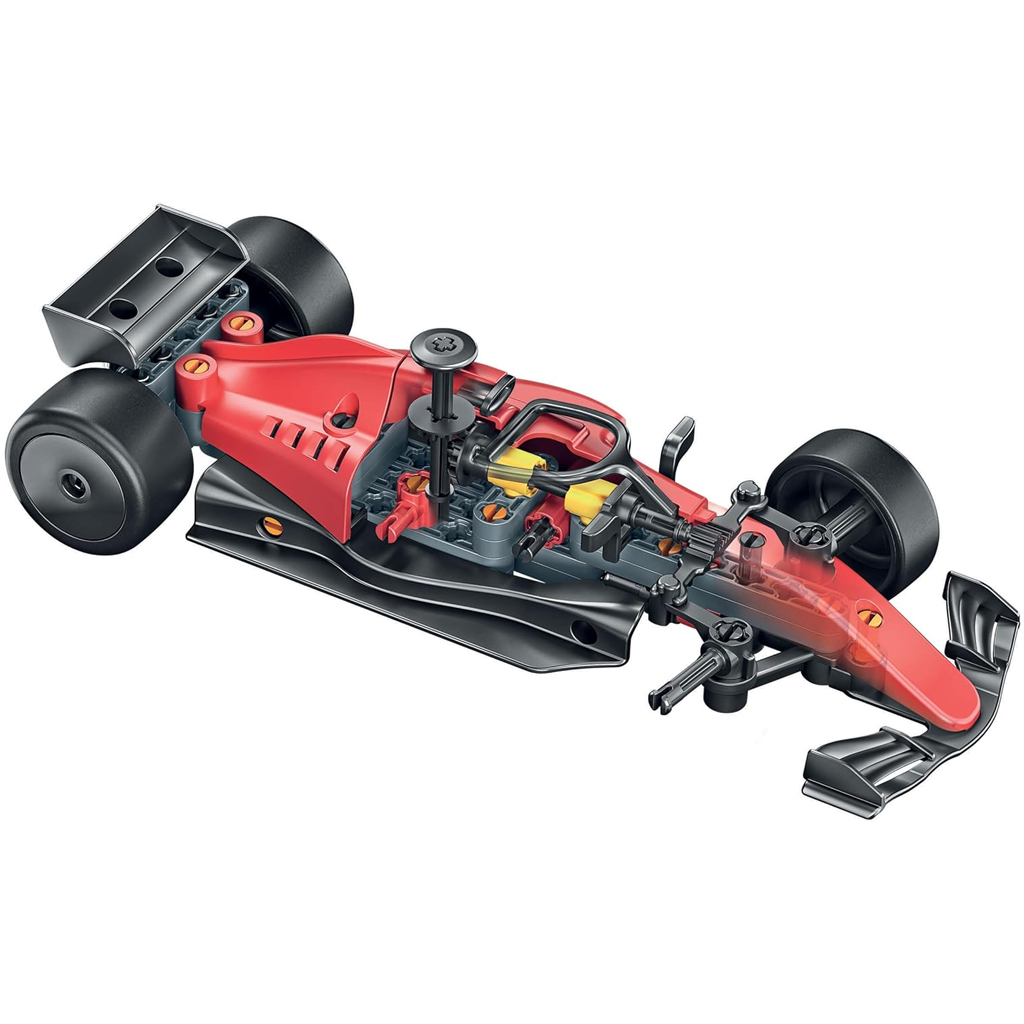 imagen de Ciencia y Juego: Speed Racer coche de carreras rojo ensamblable - Clementoni 3