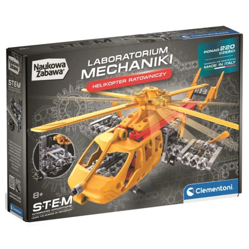 imagen de Ciencia y Juego: Taller Mecánico - Kit de Construcción de Helicóptero - Clementoni 1