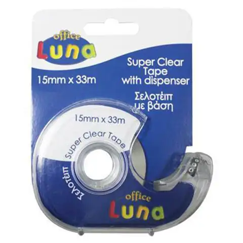imagen de Cinta adhesiva transparente de 15 mm de ancho 1