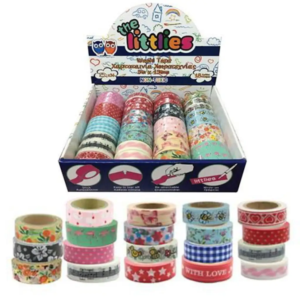 imagen de Cinta decorativa 15mm x 5m en varias versiones 1ud 1