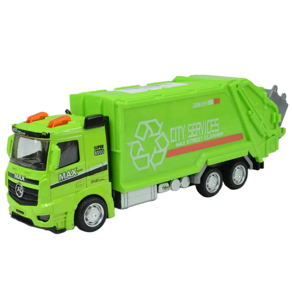 imagen de City Cars: Camión de carga con ruedas de impulso en varias versiones 19cm 1ud 2