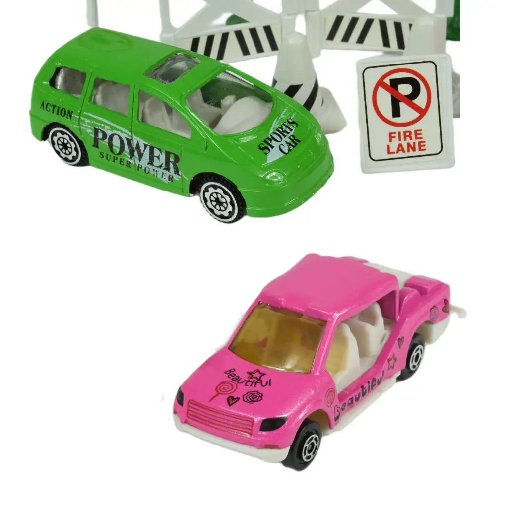 imagen de City Cars: Conjunto de vehículos urbanos con accesorios en varias versiones 1ud 9