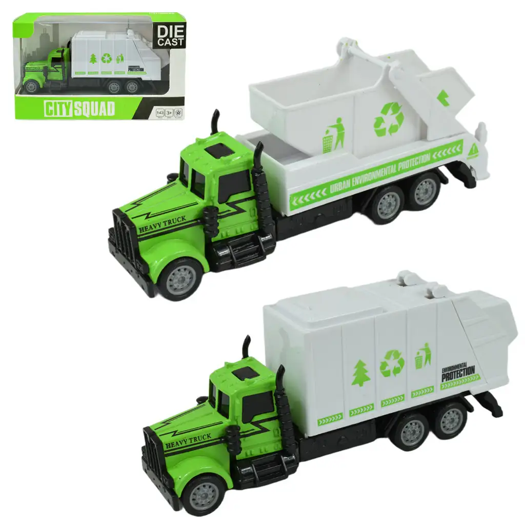 imagen de City Squad: Camión de basura con diseño de volante en dos versiones 1ud 1
