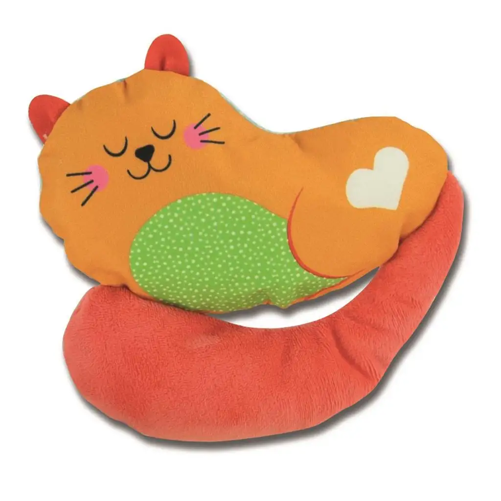 imagen de Clementoni Baby: Almohada de barriga con gato 31x44cm 4