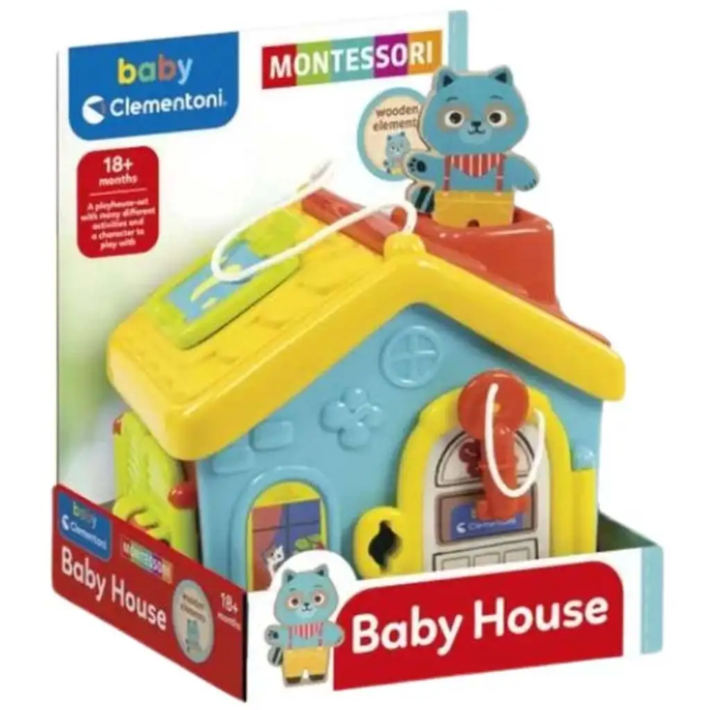 imagen de Clementoni Baby: Casa de llaves Montessori juego de habilidades 1