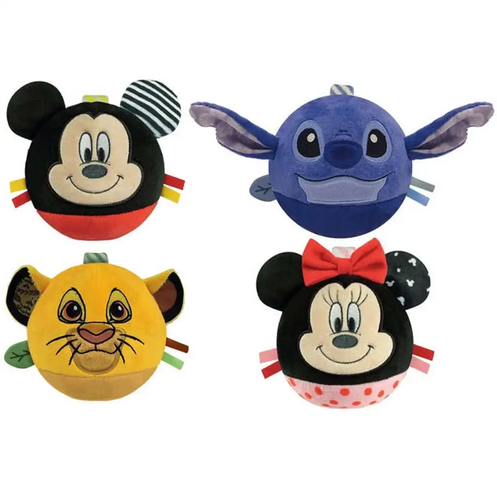 imagen de Clementoni Baby: Disney Baby figura de bola de peluche suave en cuatro versiones 1ud 2