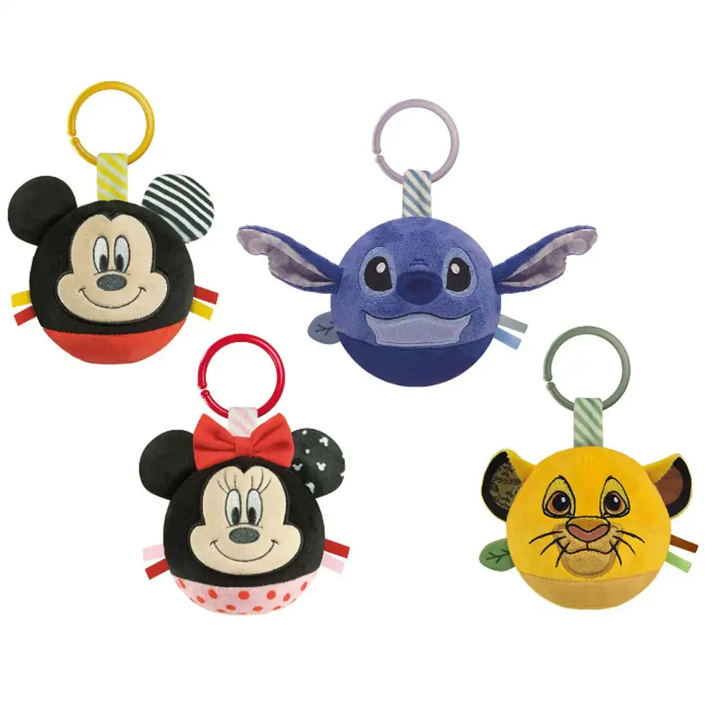 imagen de Clementoni Baby: Disney Baby figura de bola de peluche suave en cuatro versiones 1ud 1