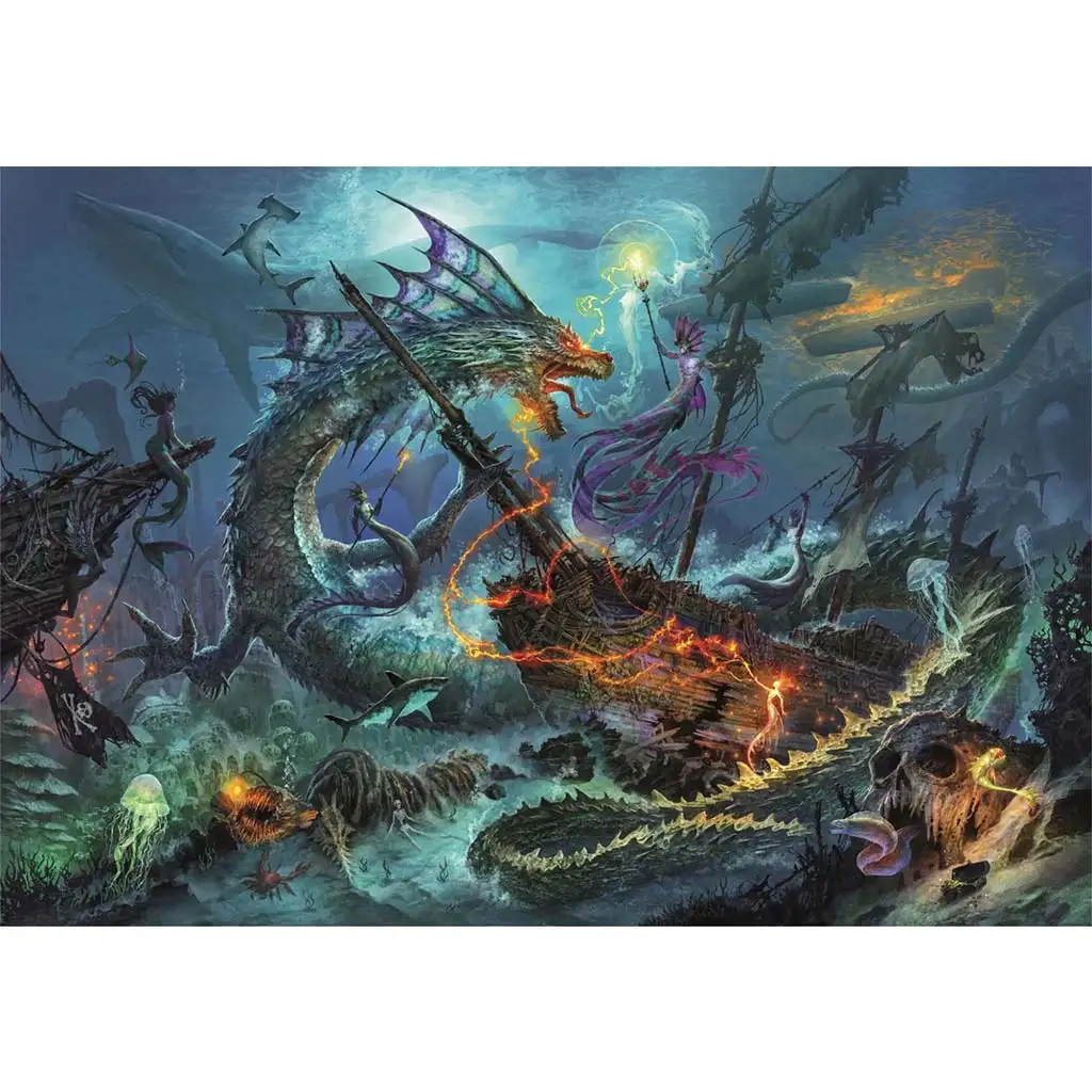 imagen de Clementoni: Batalla submarina puzzle de 3000 piezas - High Quality Collection 2