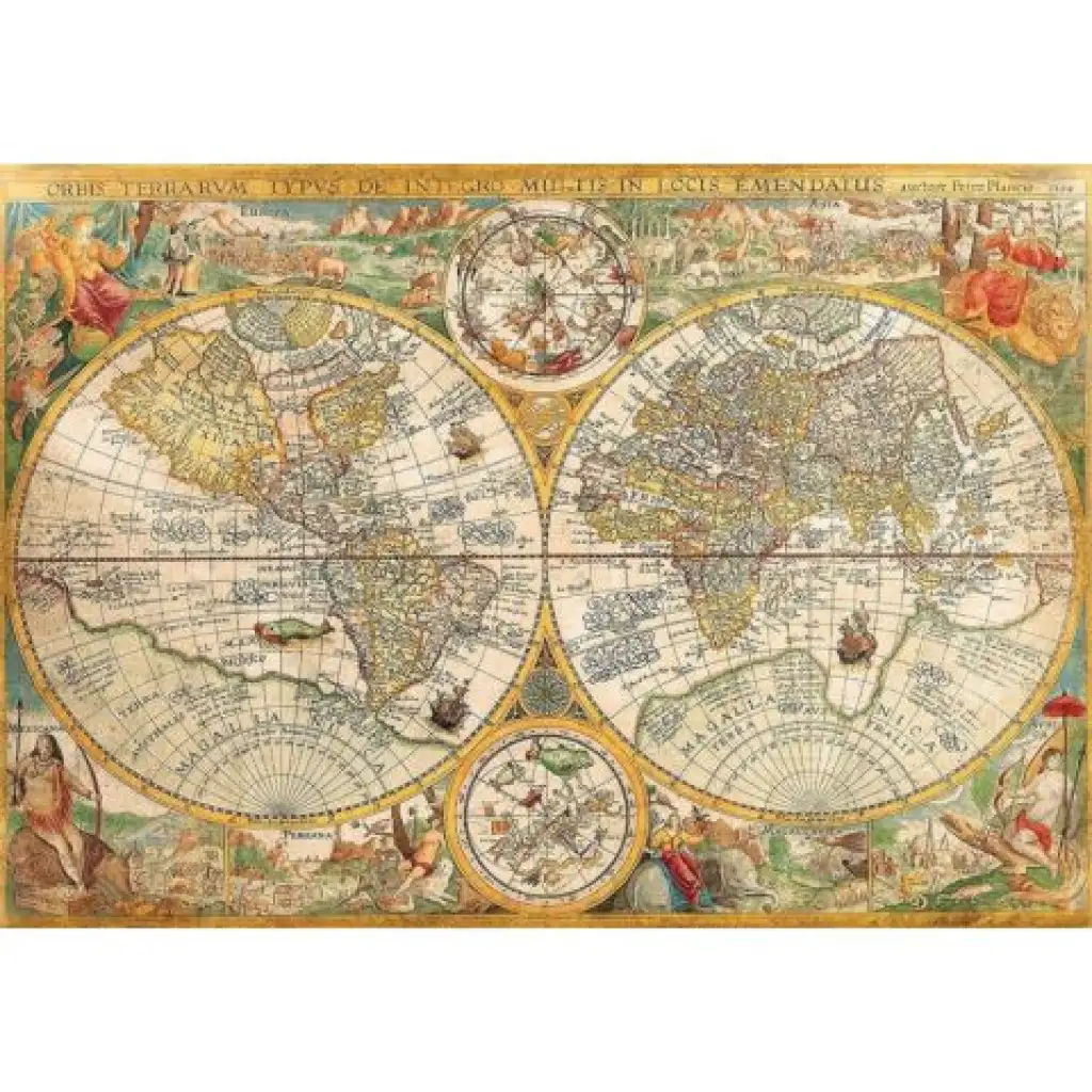 imagen de Clementoni: Mapa Antiguo puzzle de 2000 piezas - Colección de Alta Calidad 2
