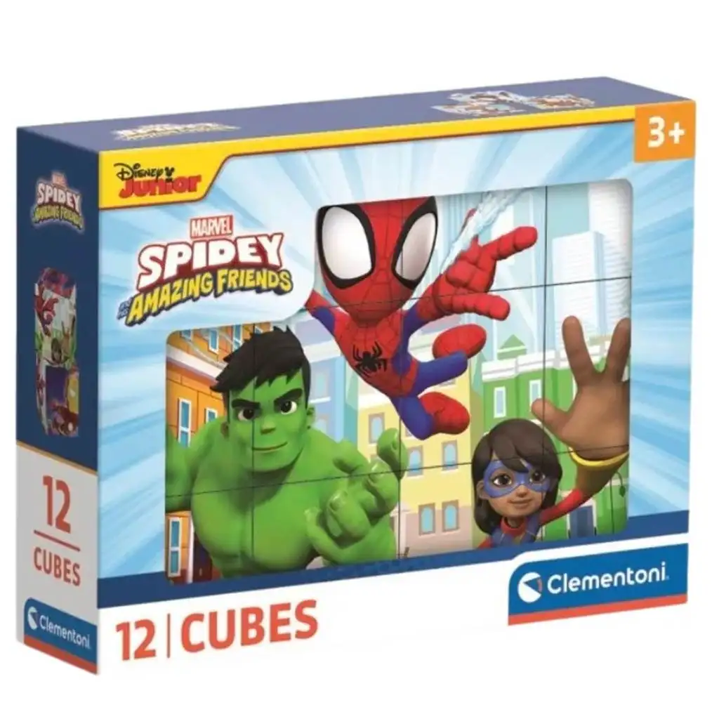 imagen de Clementoni: Spider-Man - Póki cubo de cuentos 12 piezas 1