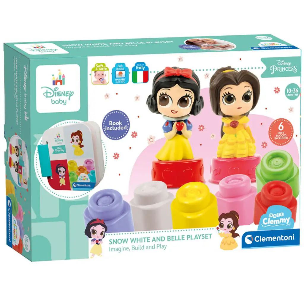 imagen de Clemmy: Bloques de construcción suaves Disney Princess - Clementoni 5