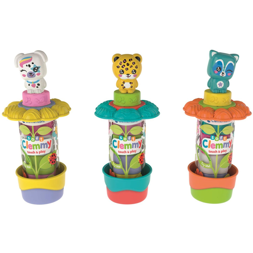 imagen de Clemmy: Bloques de construcción suaves y coloridos con figura en caja floral 1ud - Clementoni 2