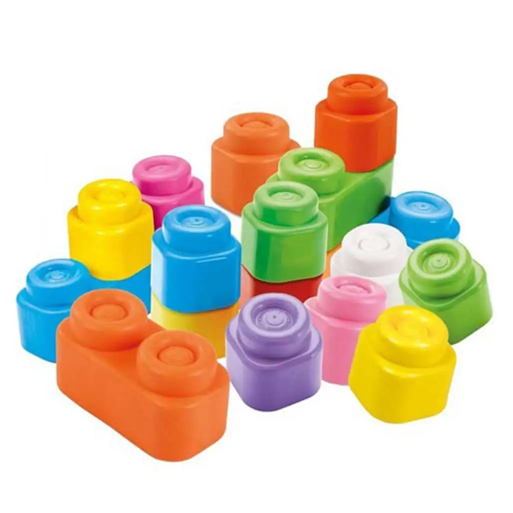 imagen de Clemmy: Bloques de construcción suaves y coloridos para bebés, set de 20 piezas - Clementoni 2