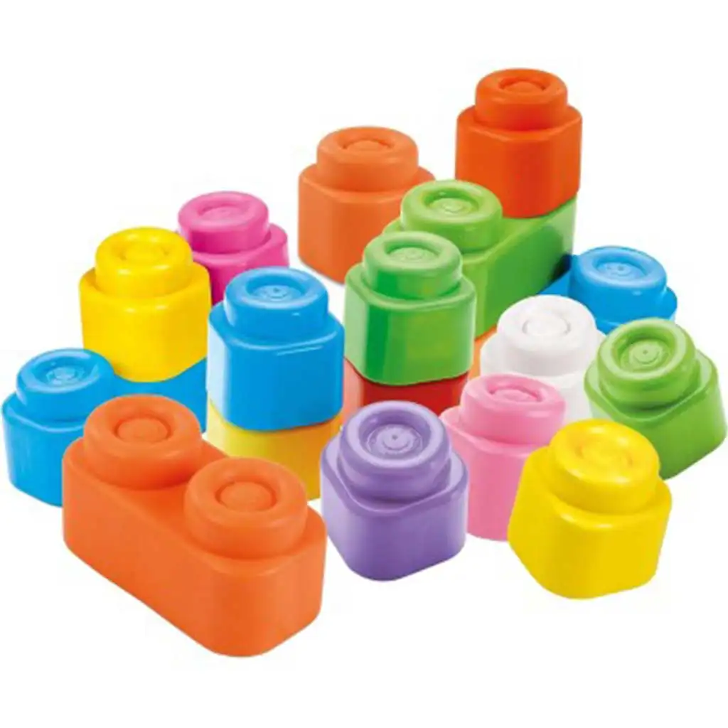 imagen de Clemmy: Bloques de construcción suaves y coloridos para bebés, set de 40 piezas - Clementoni 3