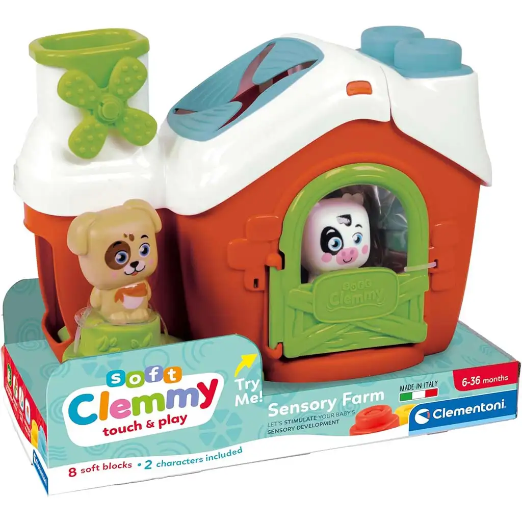 imagen de Clemmy: Set de granja suave con sensores - Clementoni 1