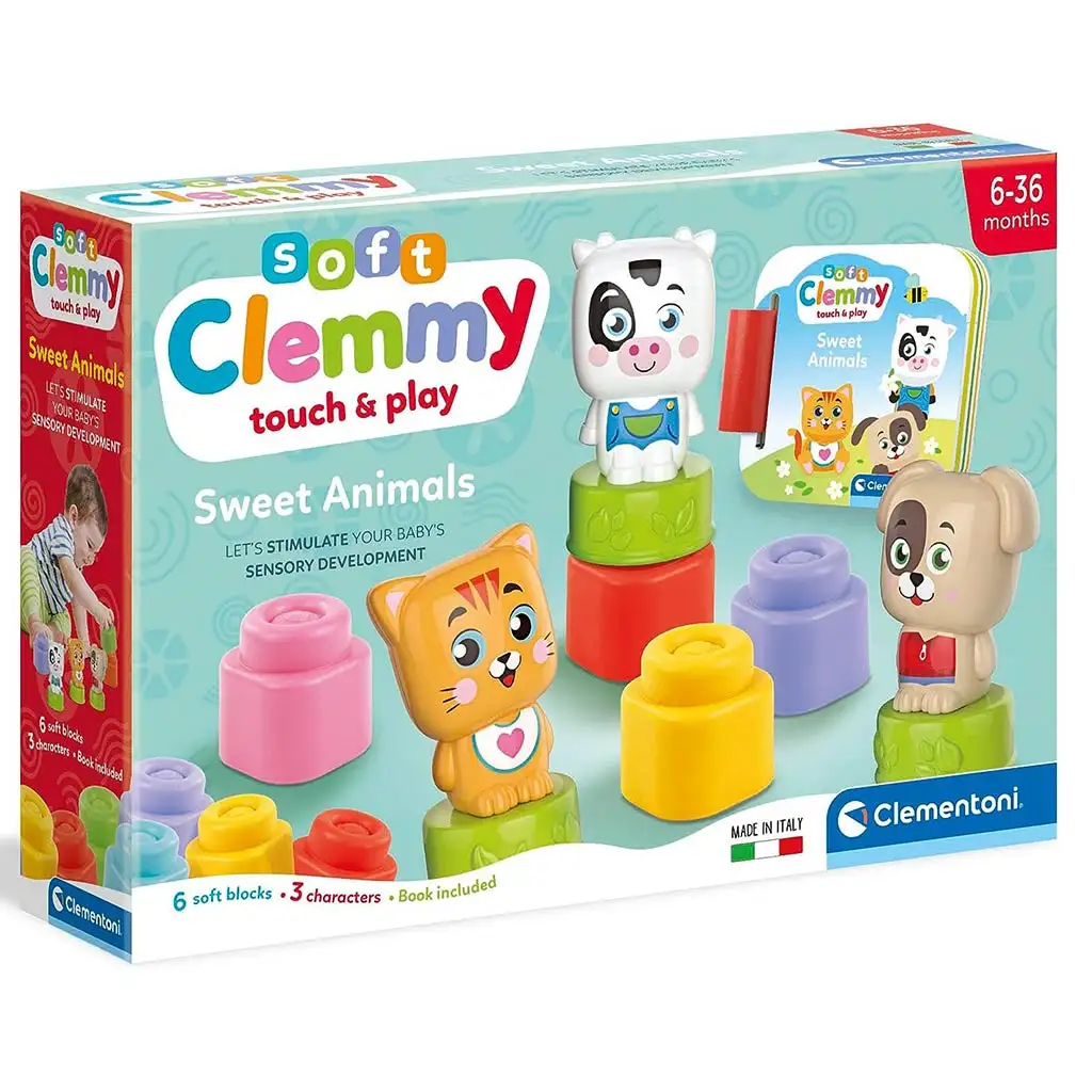 imagen de Clemmy Suave animales set de juego - Clementoni 1