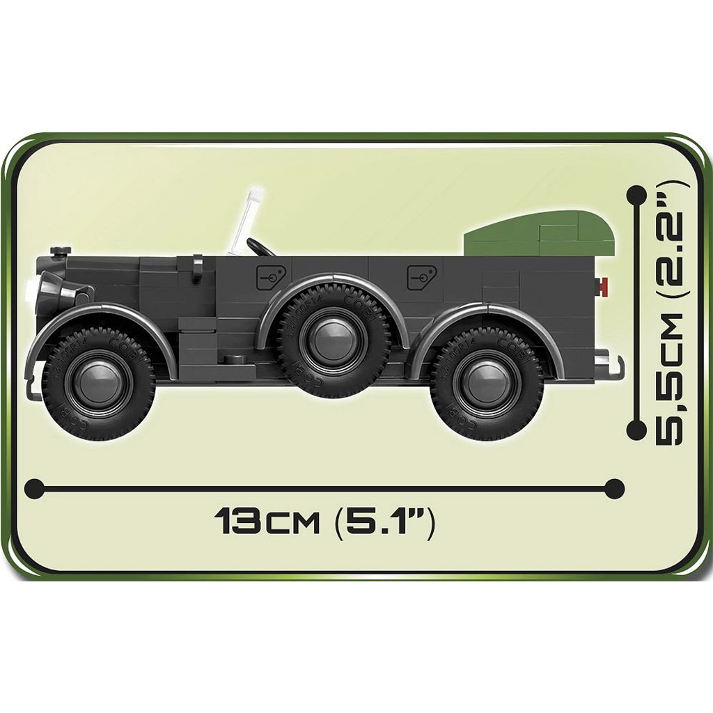 imagen de COBI: 1937 Horch 901 kfz.15 vehículo militar de construcción (2405) 3