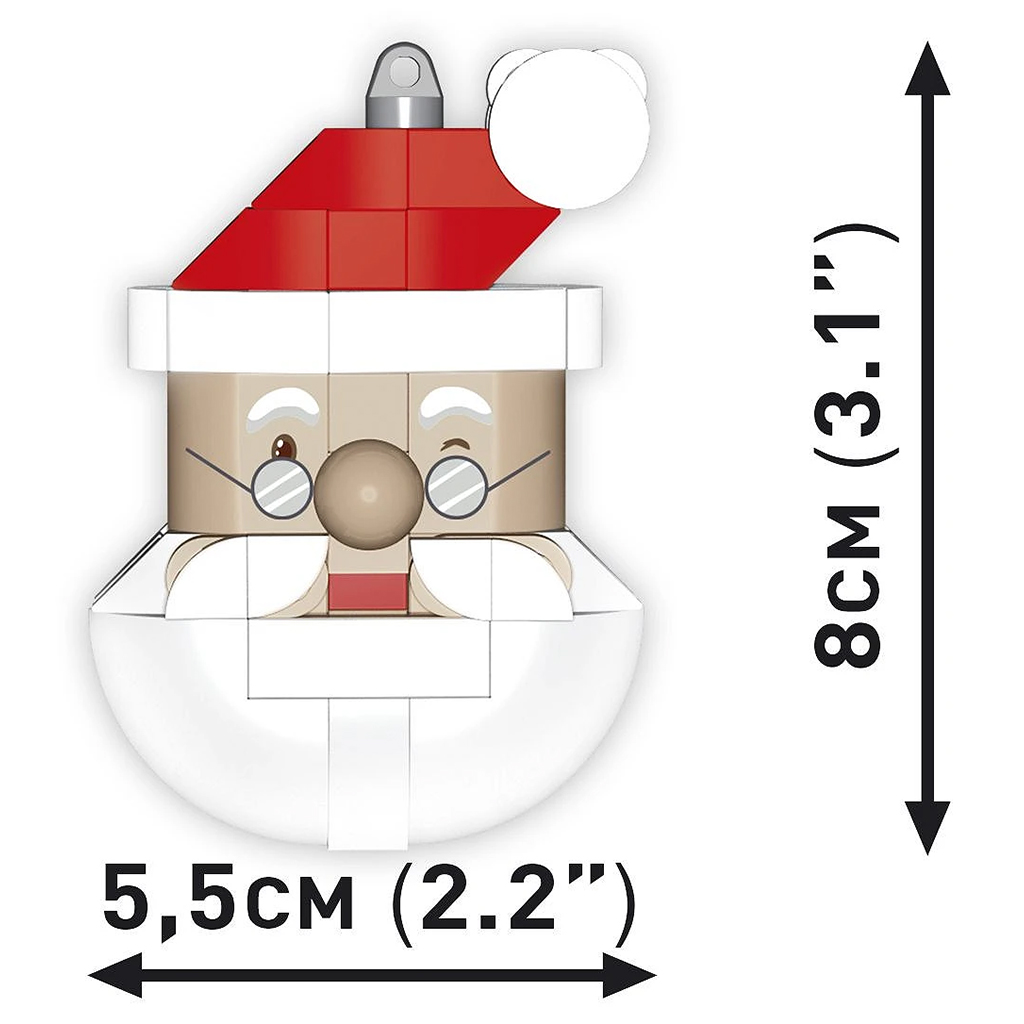 imagen de COBI: Adorno de Navidad Papá Noel (20011) 3