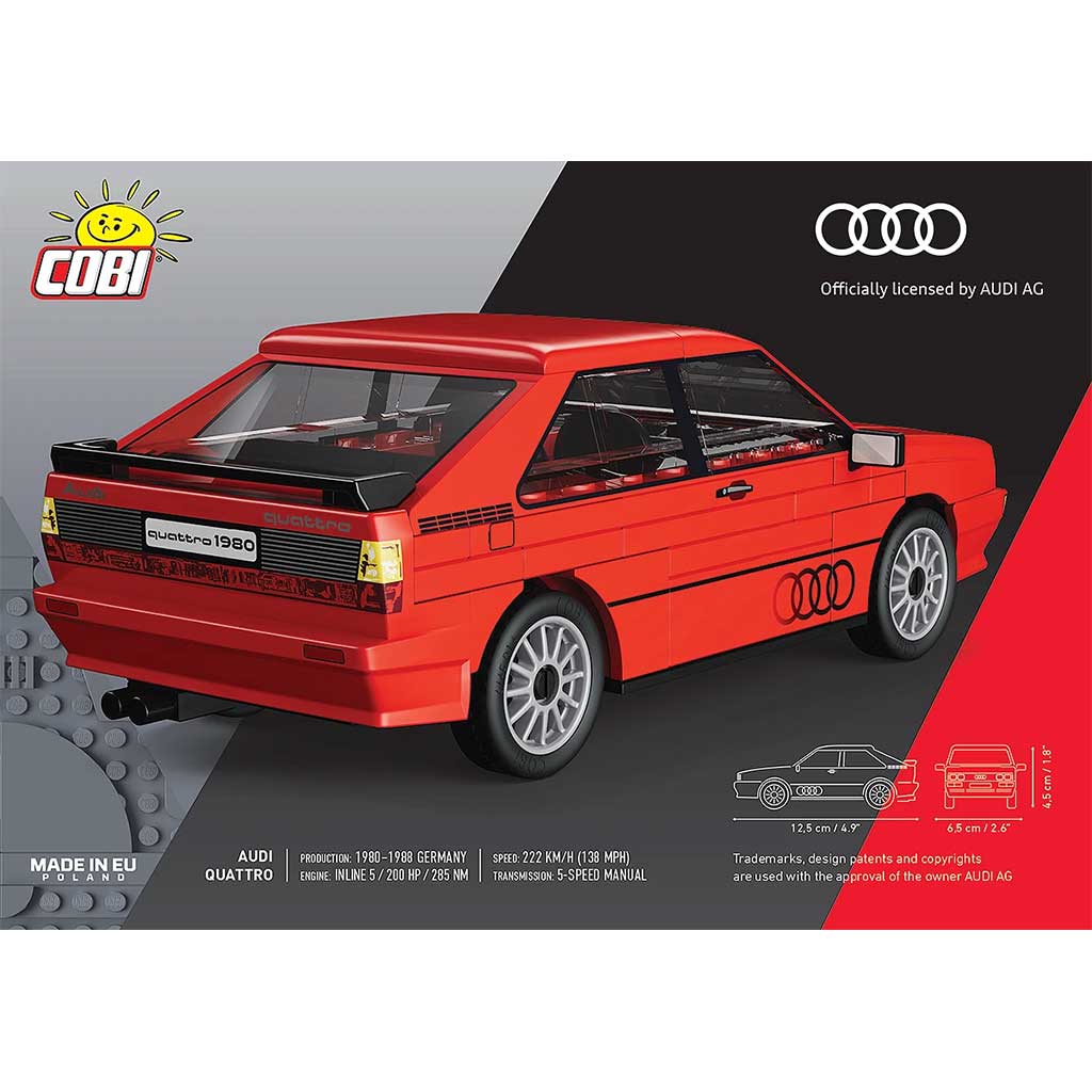 imagen de COBI: Audi Quattro 1980 coche de construcción 2