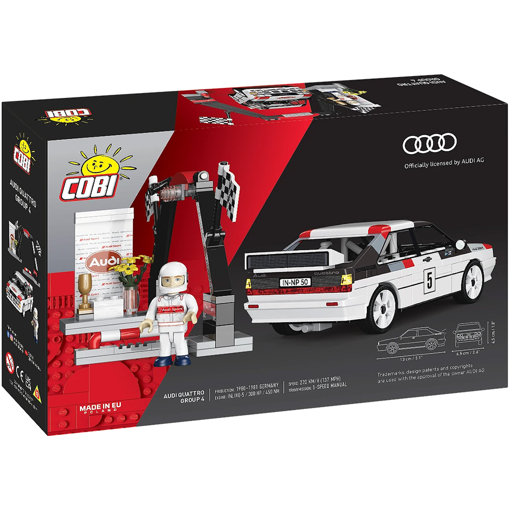 imagen de COBI: Audi Quattro Grupo 4 coche de construcción (24666) 5