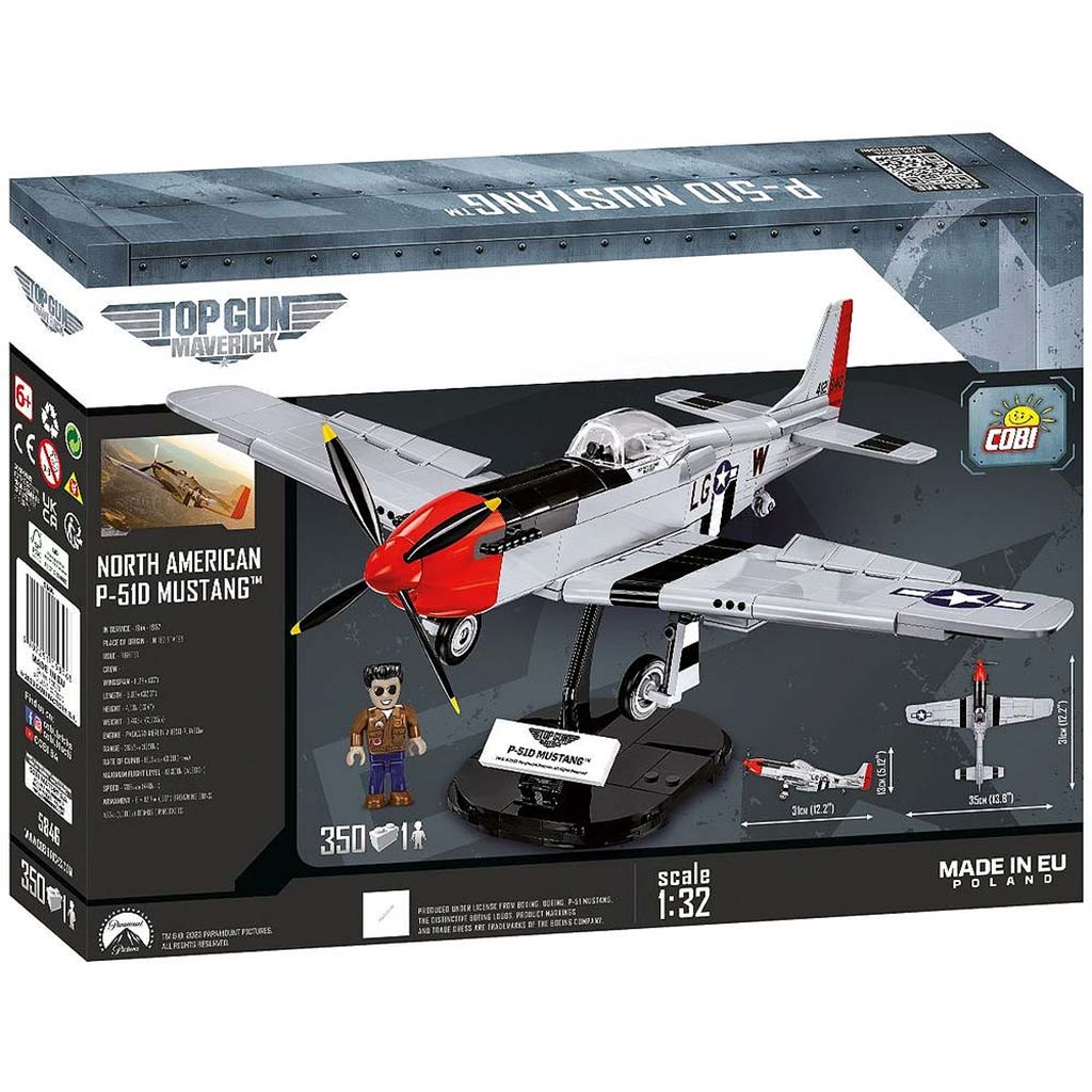 imagen de COBI: avión de construcción Mustang P-51D „TOP GUN: Maverick” (5846) 5