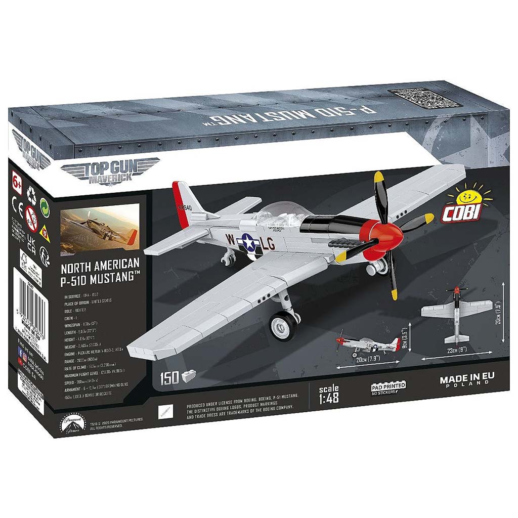 imagen de COBI: avión de construcción Mustang P-51D „TOP GUN: Maverick” (5847) 4