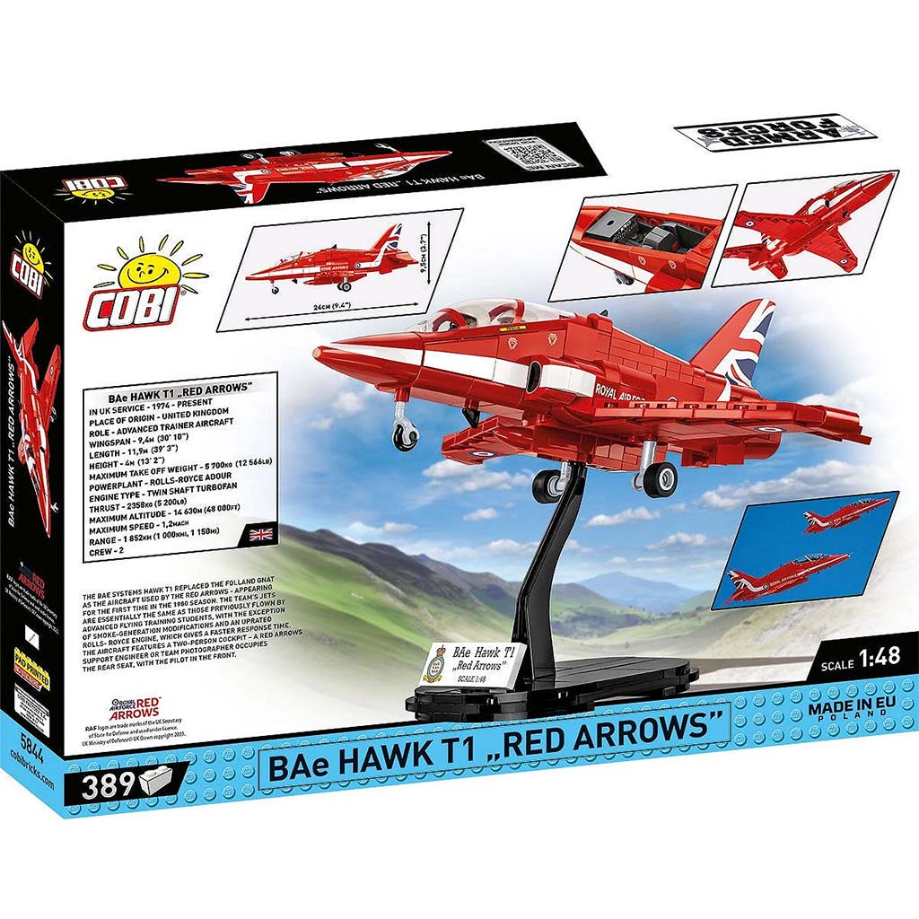 imagen de COBI: BAe Hawk T1 „Red Arrows” avión de construcción (5844) 9