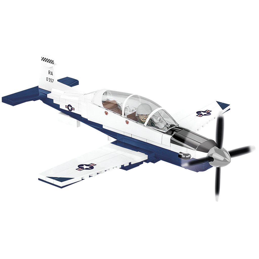 imagen de COBI: Beechcraft T-6 Texan II azul-blanco juguete de construcción (26624) 2
