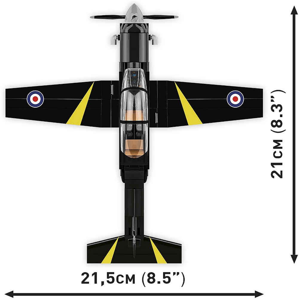 imagen de COBI: Beechcraft T-6 Texan II juguete de construcción negro (26626) 4