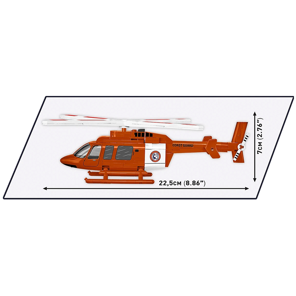 imagen de COBI: Bell 407 Guardia Costera juego de construcción (26627) 4