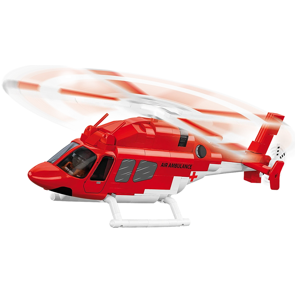 imagen de COBI: Bell 429 Helicóptero de Rescate Aéreo Juguete de Construcción (26629) 2